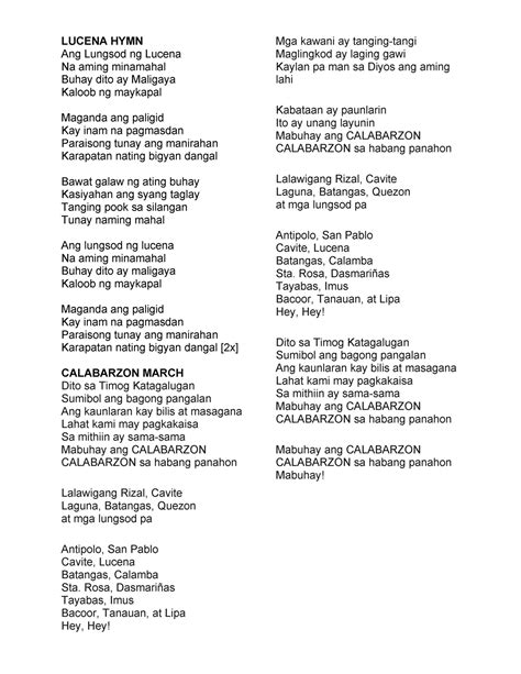 sdo lucena hymn lyrics|Himno ng Lungsod ng Lucena (w/ Baybayin Lyrics) .